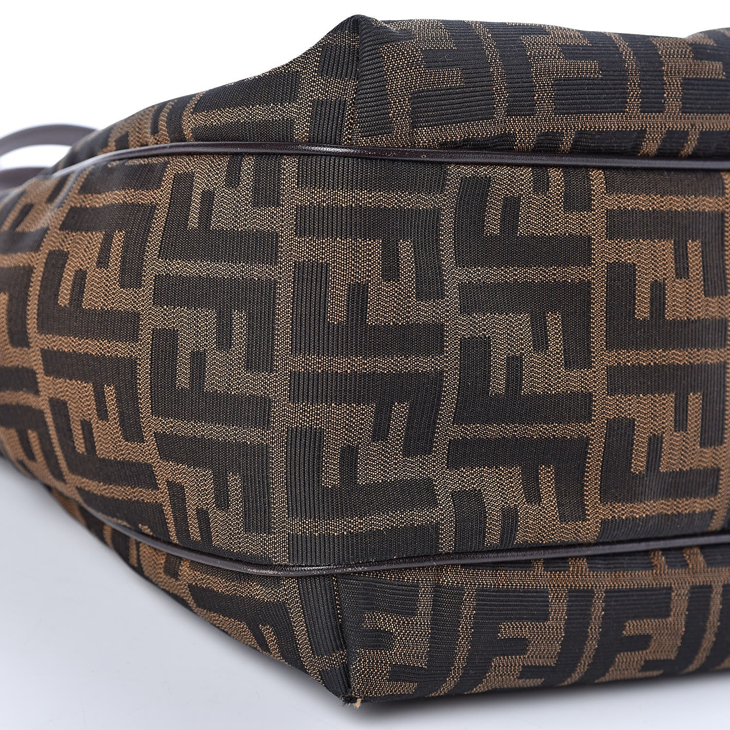 Fendi Zucca Small Chef Shopping Tote Tobacco Moro 5 of 11