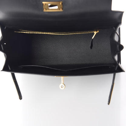 Hermes Epsom Kelly Sellier 28 Black 15 of 37