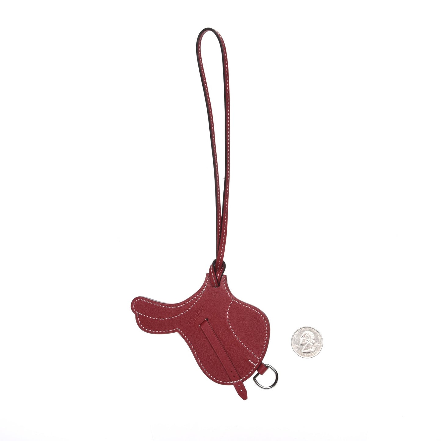 Swift Paddock Selle Horse Saddle Bag Charm Rouge Grenat