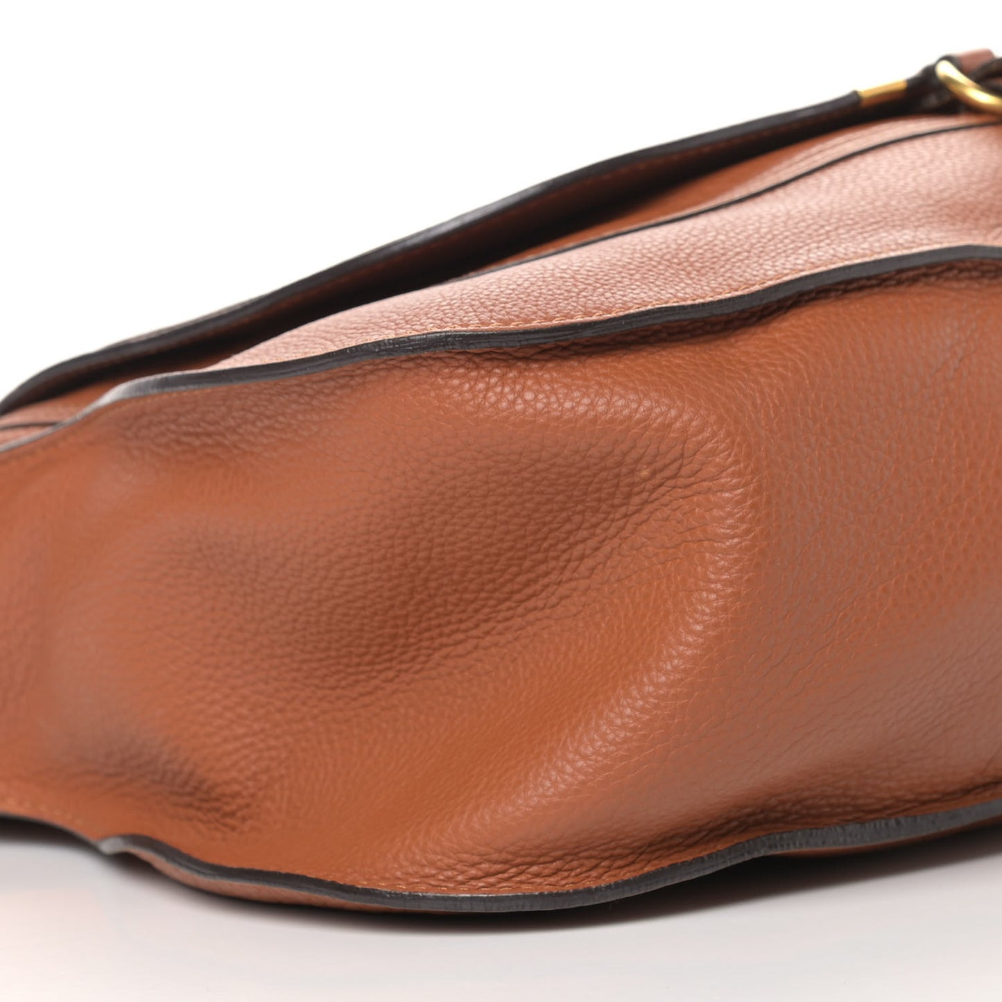 Calfskin Large Marcie Satchel Tan