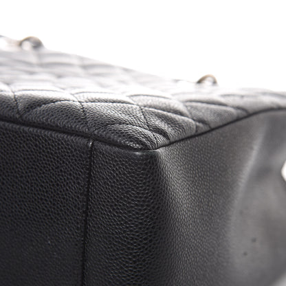 Chanel Caviar Quilted Grand Shopping Tote GST Black 10 of 14
