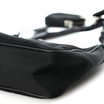 Prada Nylon Re-Edition 2005 Shoulder Bag Black 10 of 12