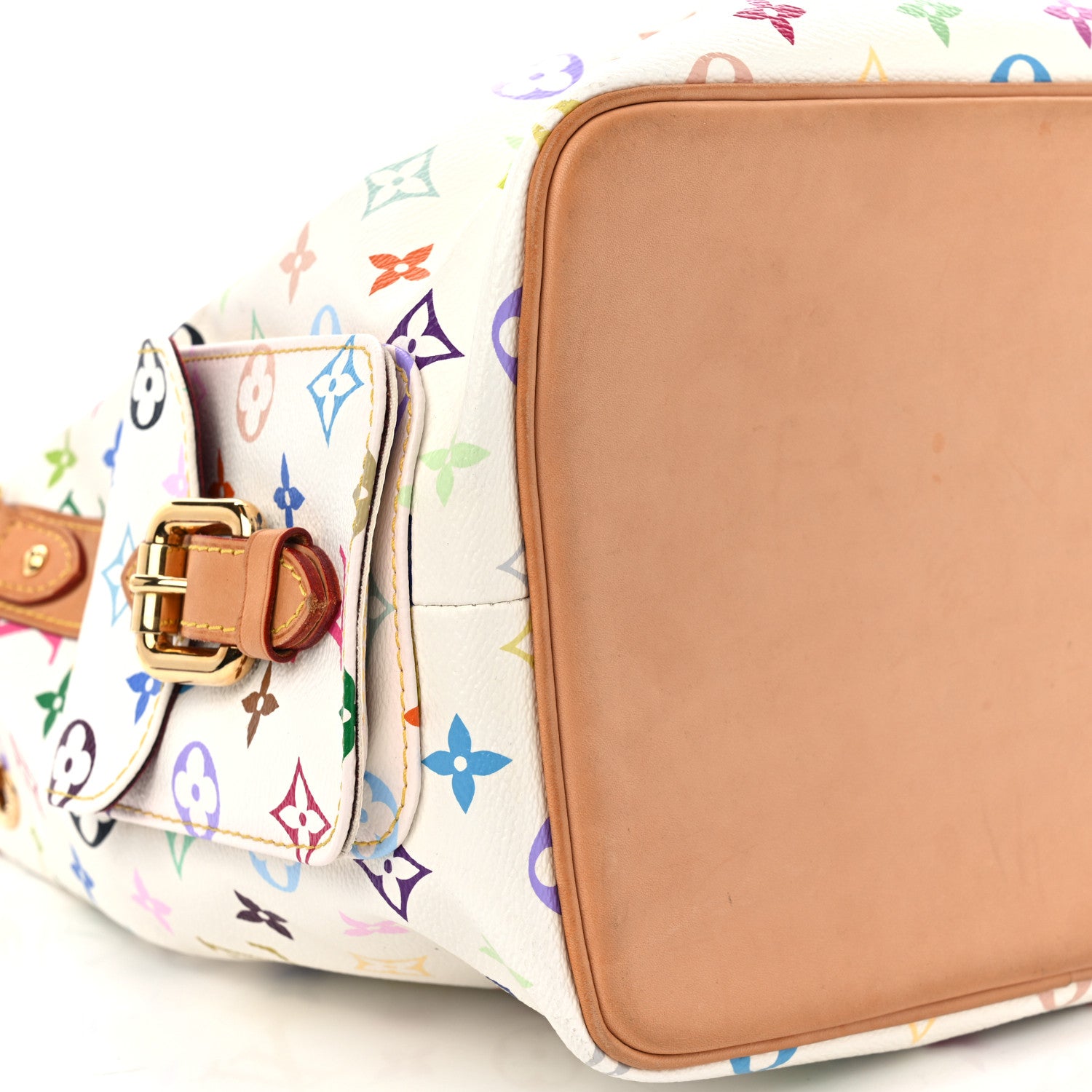 Louis Vuitton Monogram Multicolor Petit Noe White 9 of 16