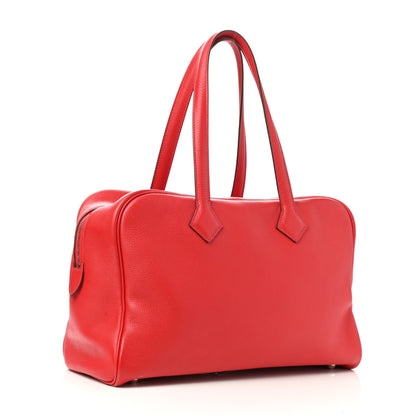 Hermes Taurillon Novillo Victoria II 35 Geranium 2 of 11