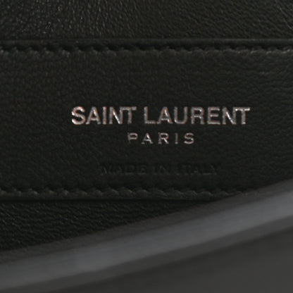Saint Laurent Calfskin Studded Monogram Bag Black 7 of 10