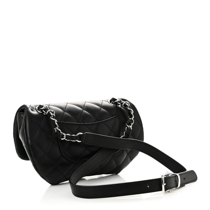 Chanel Calfskin Quilted CC Uniform Flap Belt Bag Black 3 of 10