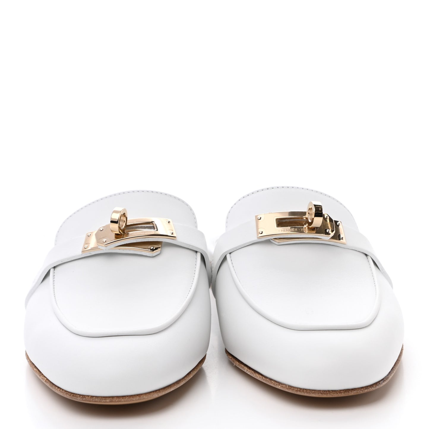 Calfskin Oz Mules 35 White