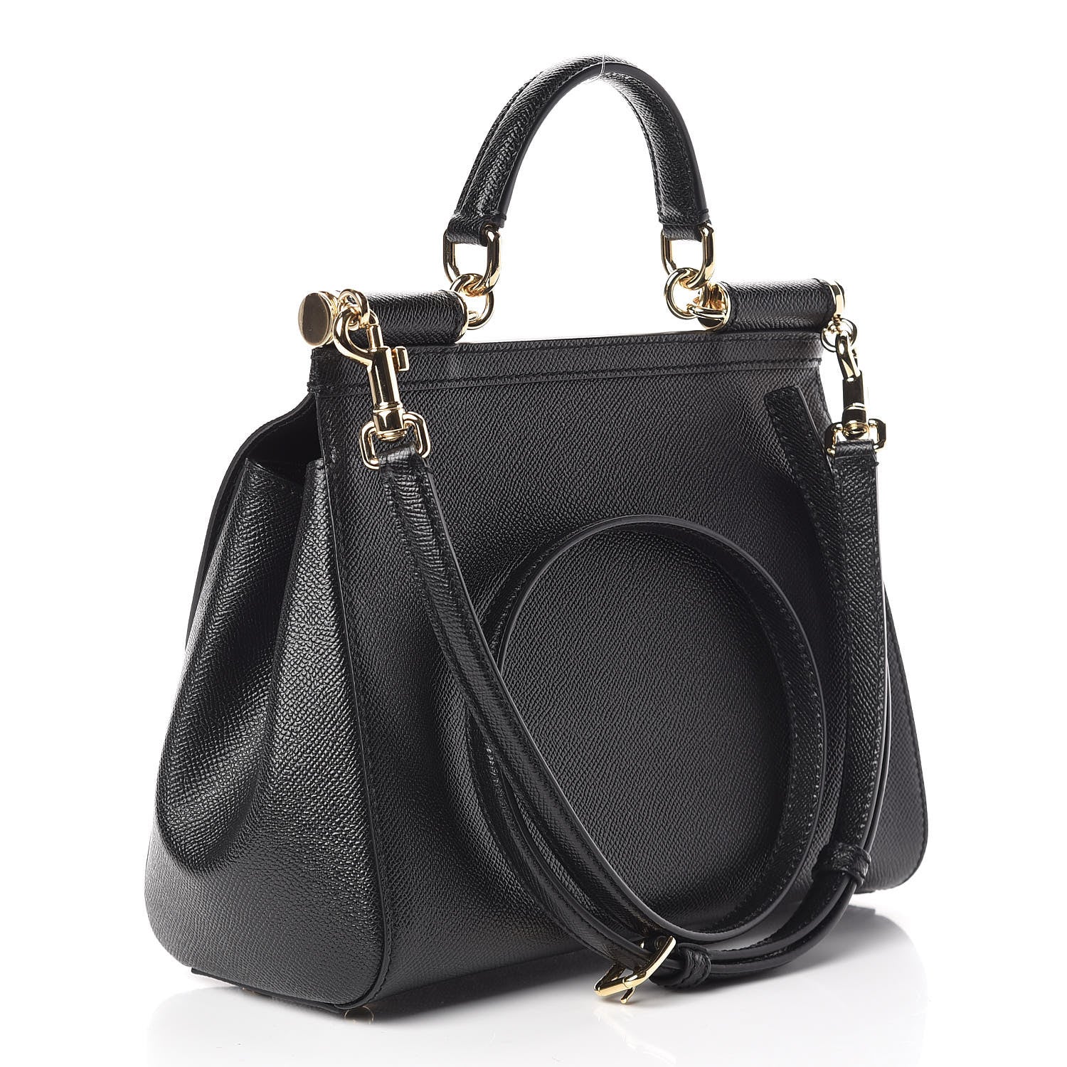 Dolce & Gabbana Dauphine Medium Miss Sicily Satchel Black 4 of 10