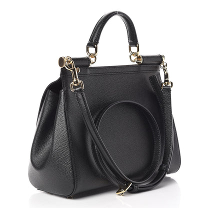 Dolce & Gabbana Dauphine Medium Miss Sicily Satchel Black 4 of 10