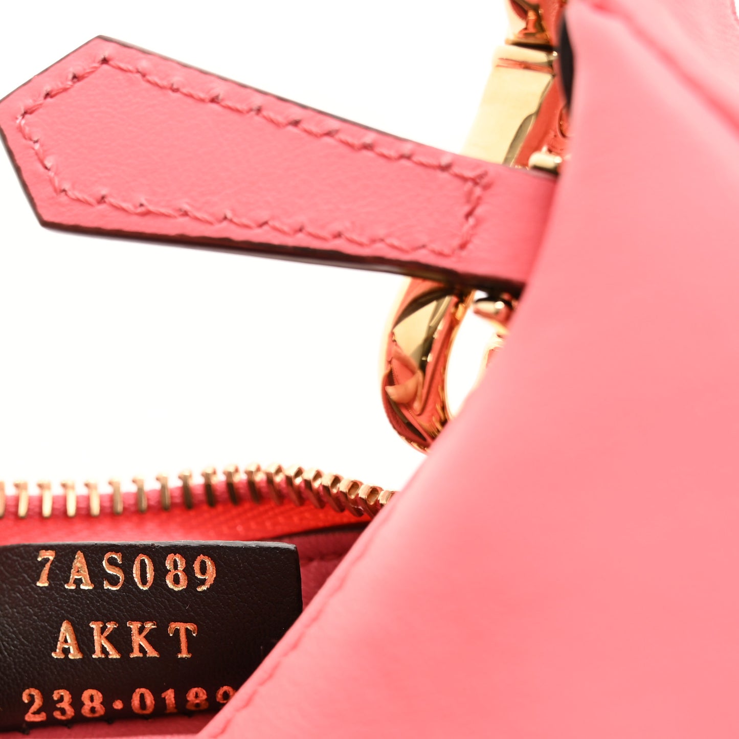 Vitello Grace New Matte Nano Fendigraphy Hobo Charm Pink Dalia