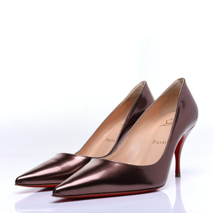 Christian Louboutin Patent Clare 80 Pumps 36.5 Bronze 5 of 12