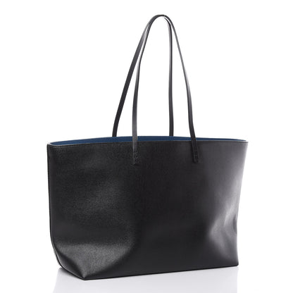 Fendi Vitello Elite Cuoio Monster Buggies Medium Roll Tote Black Multicolor Blue Cobalto 3 of 11