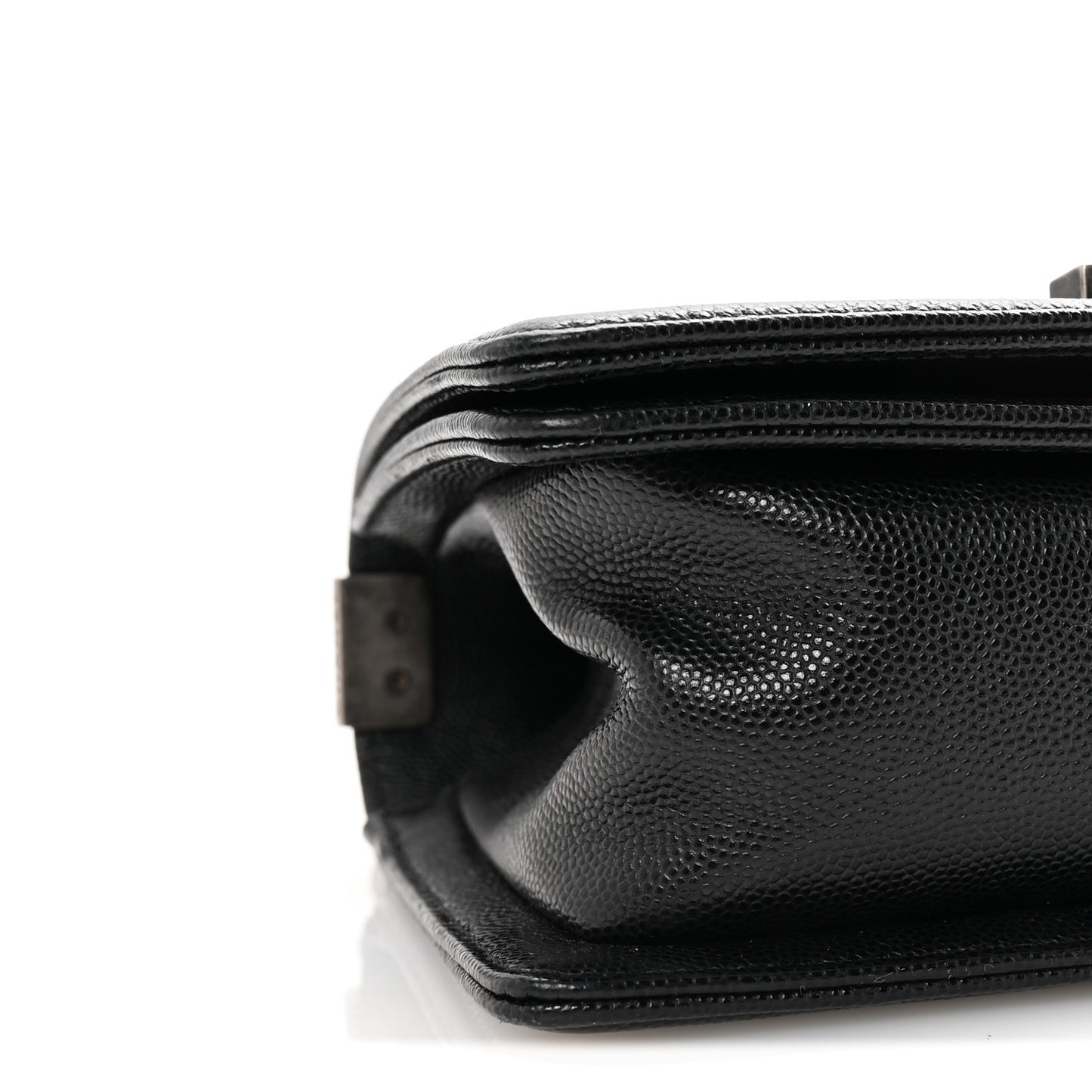 Caviar Quilted Small Boy Flap Black