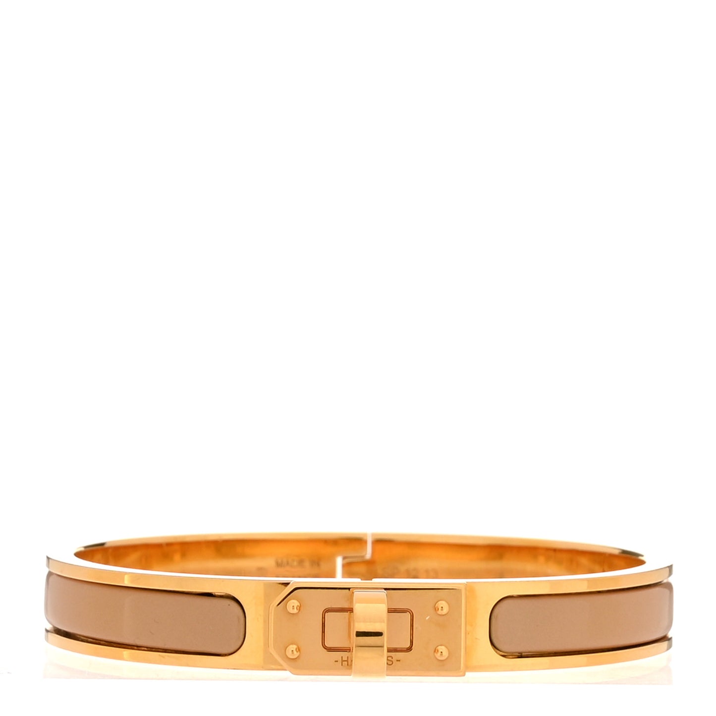 Enamel Mini Clic Kelly Bracelet PM Sable