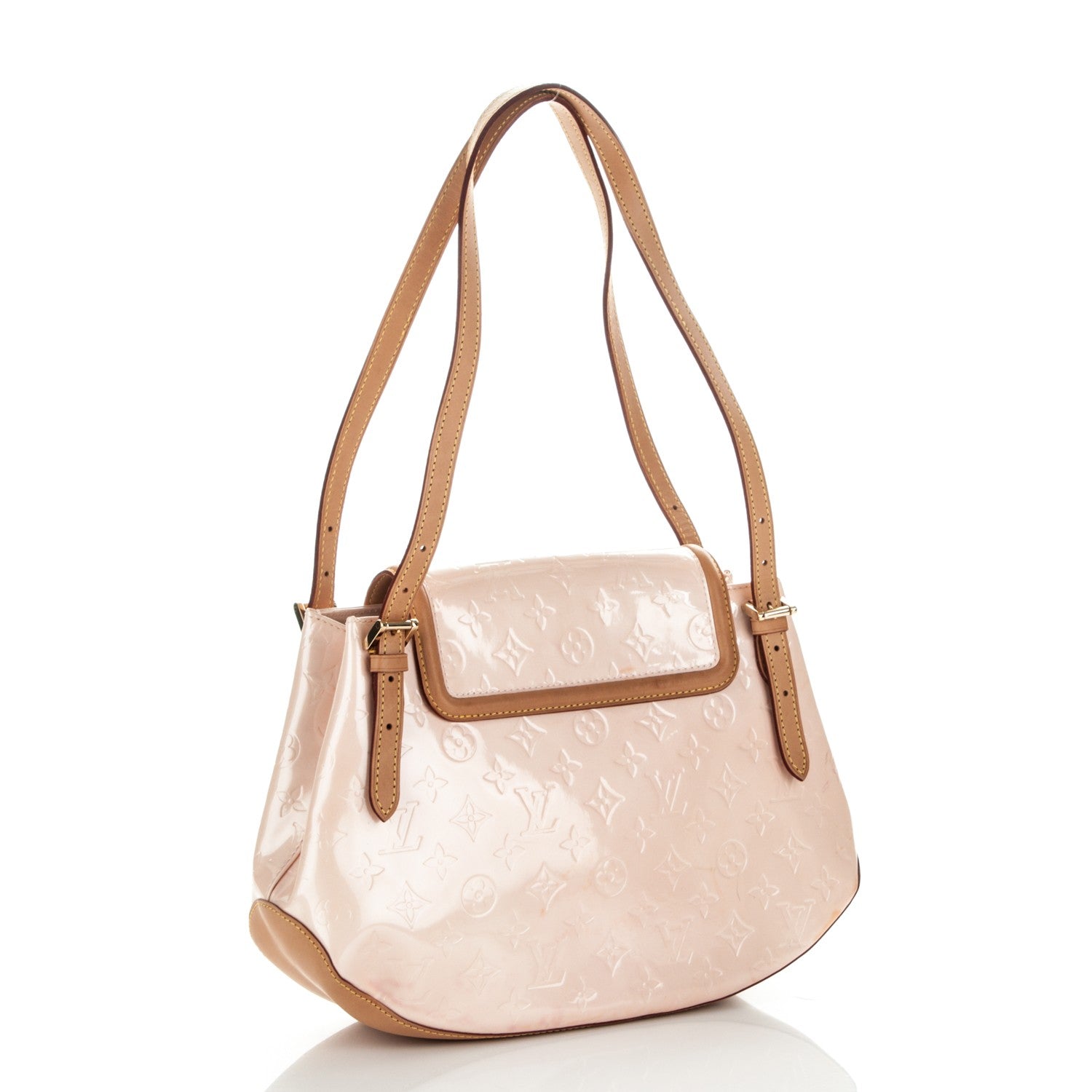 Louis Vuitton Vernis Biscayne Bay GM Marshmallow 3 of 7