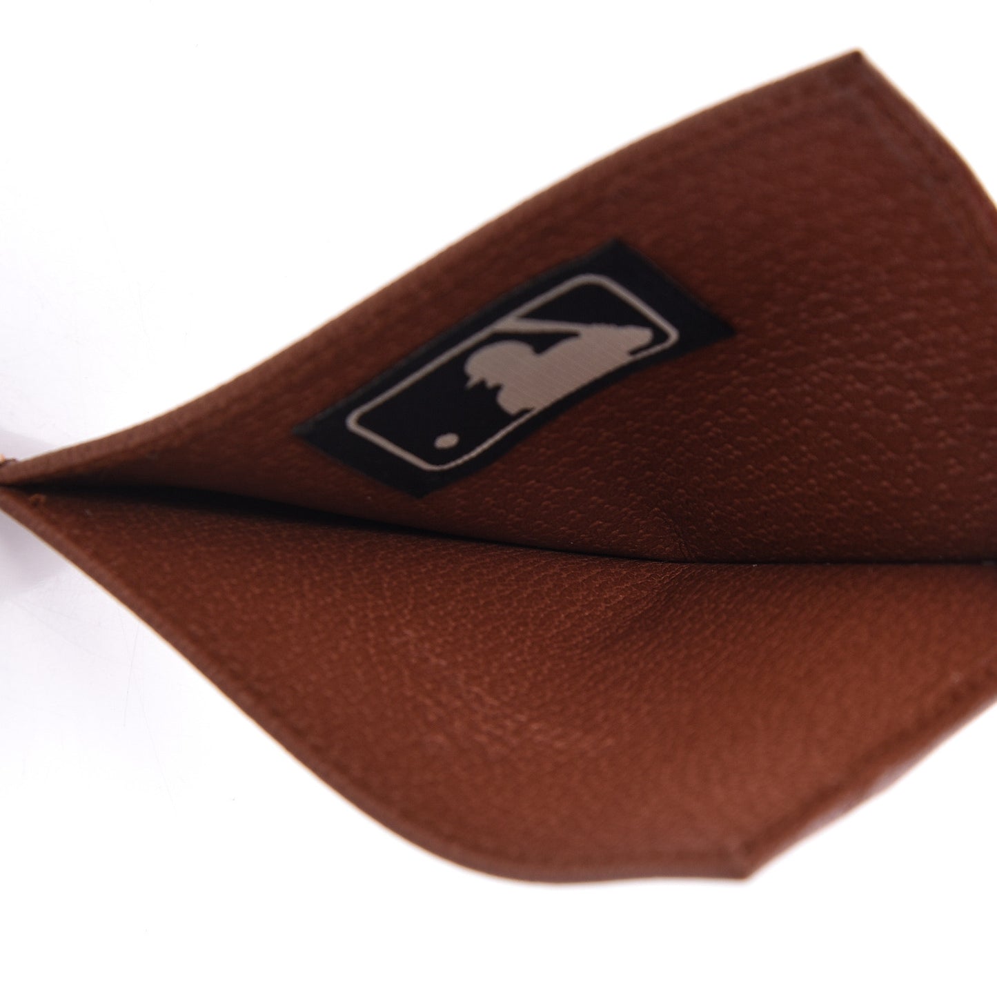 X MLB GG Monogram NY Yankees Card Holder Beige Ruggine Ivory