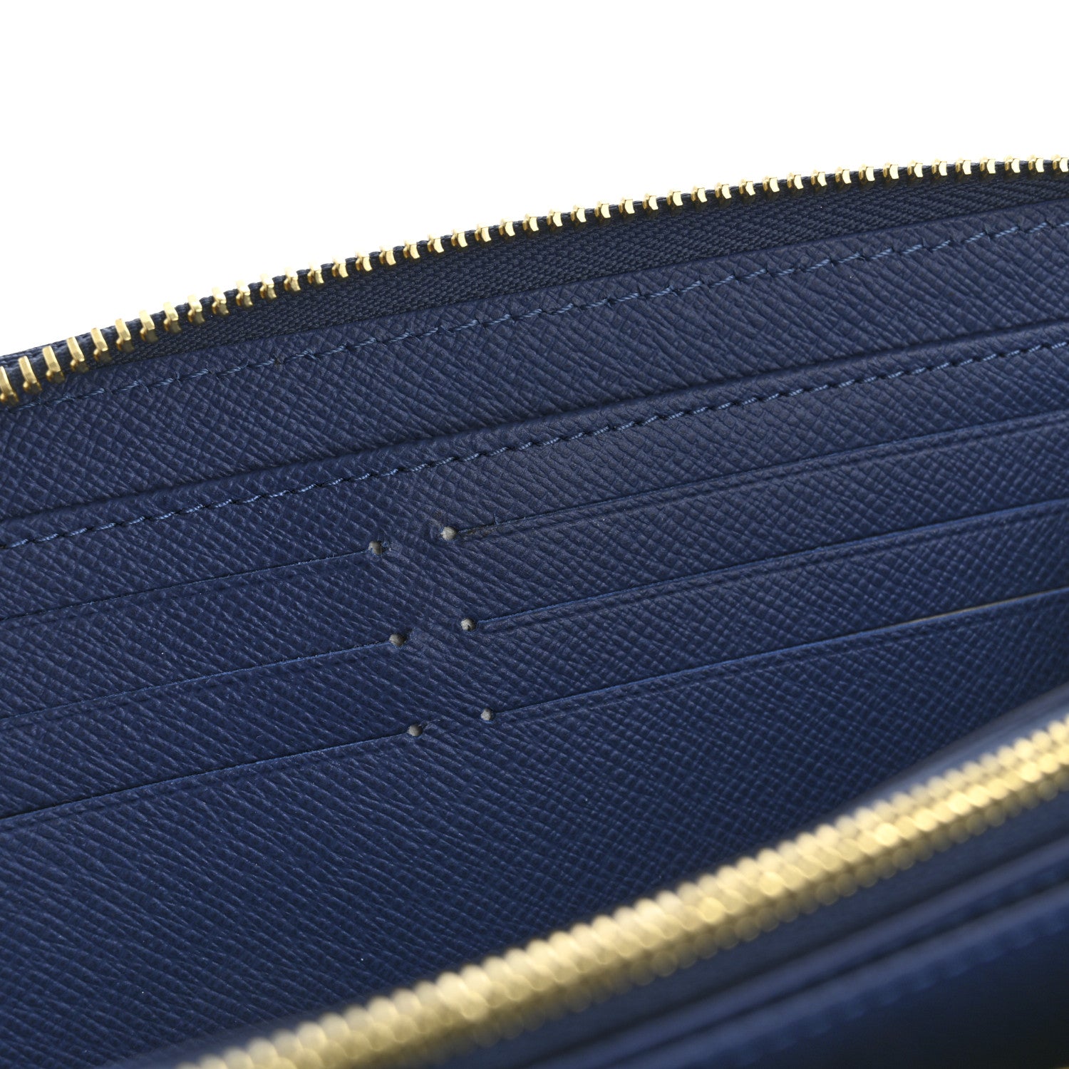 Louis Vuitton LV X TM Monogram Denim Cerises Zippy Wallet Blue