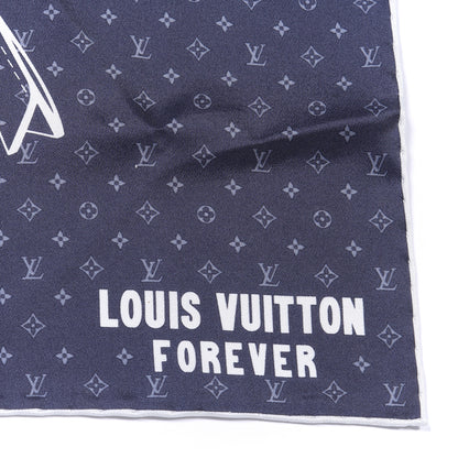 Louis Vuitton Silk Monogram Vivienne Pocket Square 2 of 3