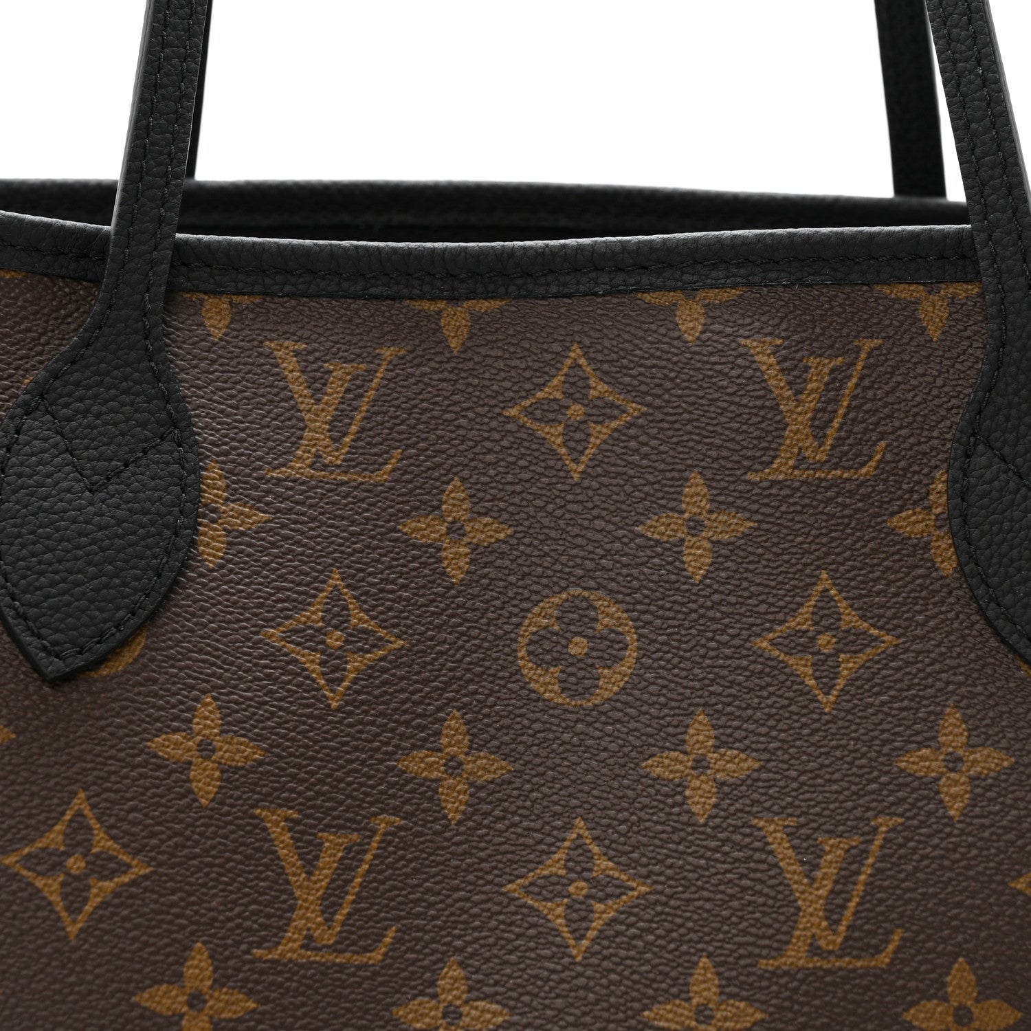 Louis Vuitton Monogram Calfskin Neo Neverfull Inside Out MM Black 8 of 11