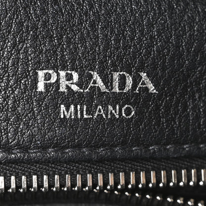 Prada Vitello Phenix Bowling Bag Black 6 of 9