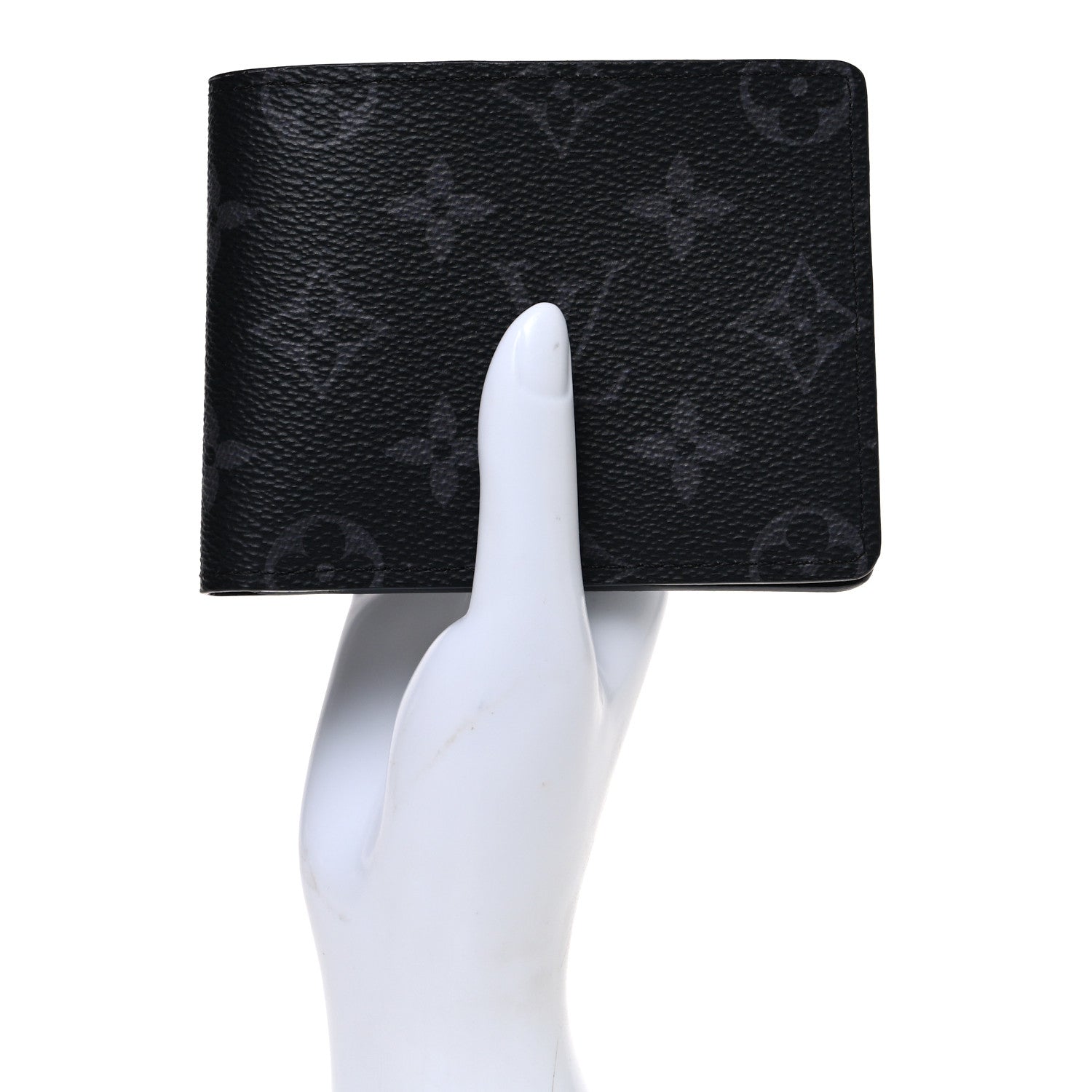 Louis Vuitton Monogram Eclipse Slender Wallet 2 of 7