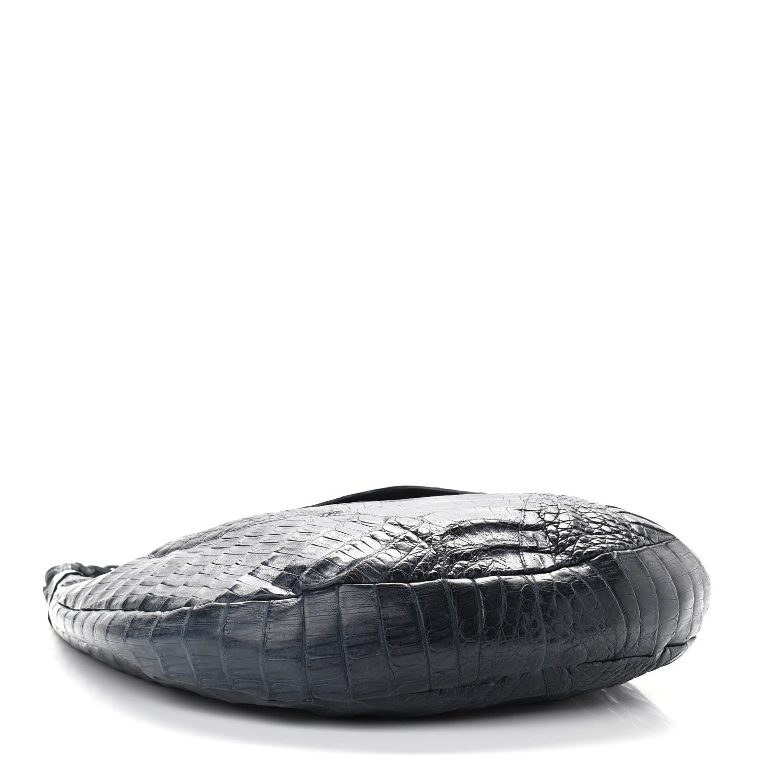 Nancy Gonzalez Crocodile Hobo Navy 4 of 12