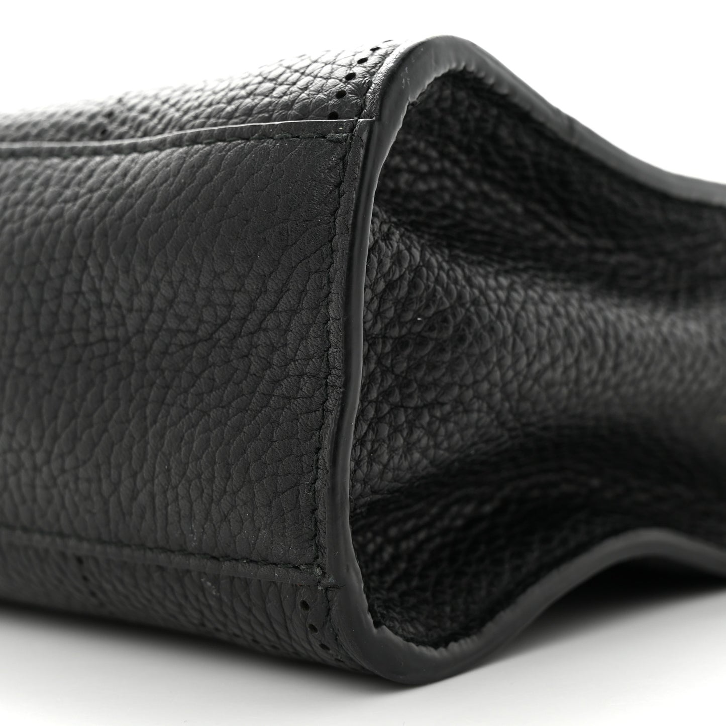 Veau Grana Perforated Blackout Hardware Nano City Black