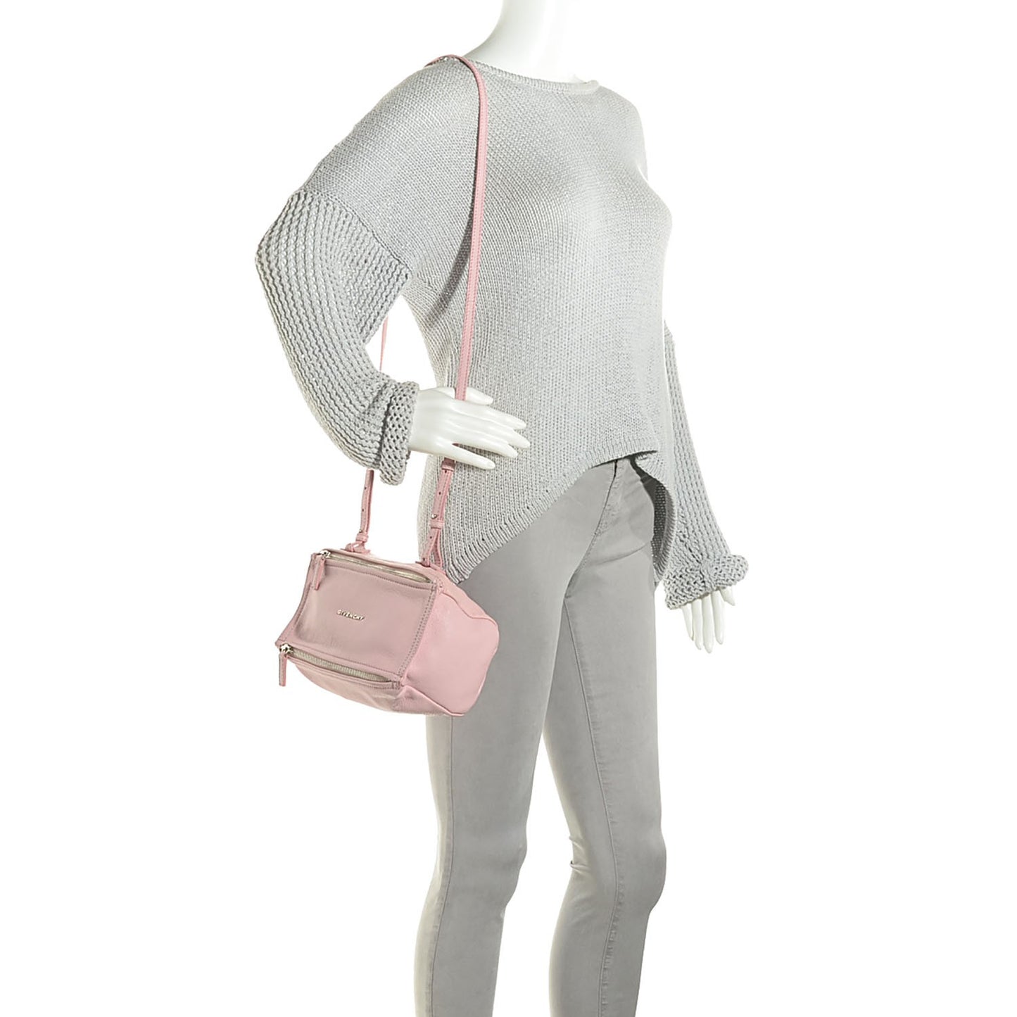 Sugar Goatskin Mini Pandora Light Pink