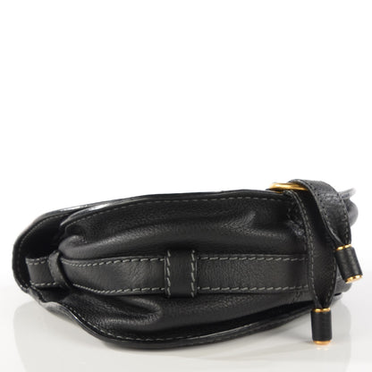 Chloe Calfskin Mini Marcie Round Crossbody Bag Black 4 of 9