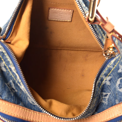 Louis Vuitton Monogram Denim Baggy PM Blue 5 of 10
