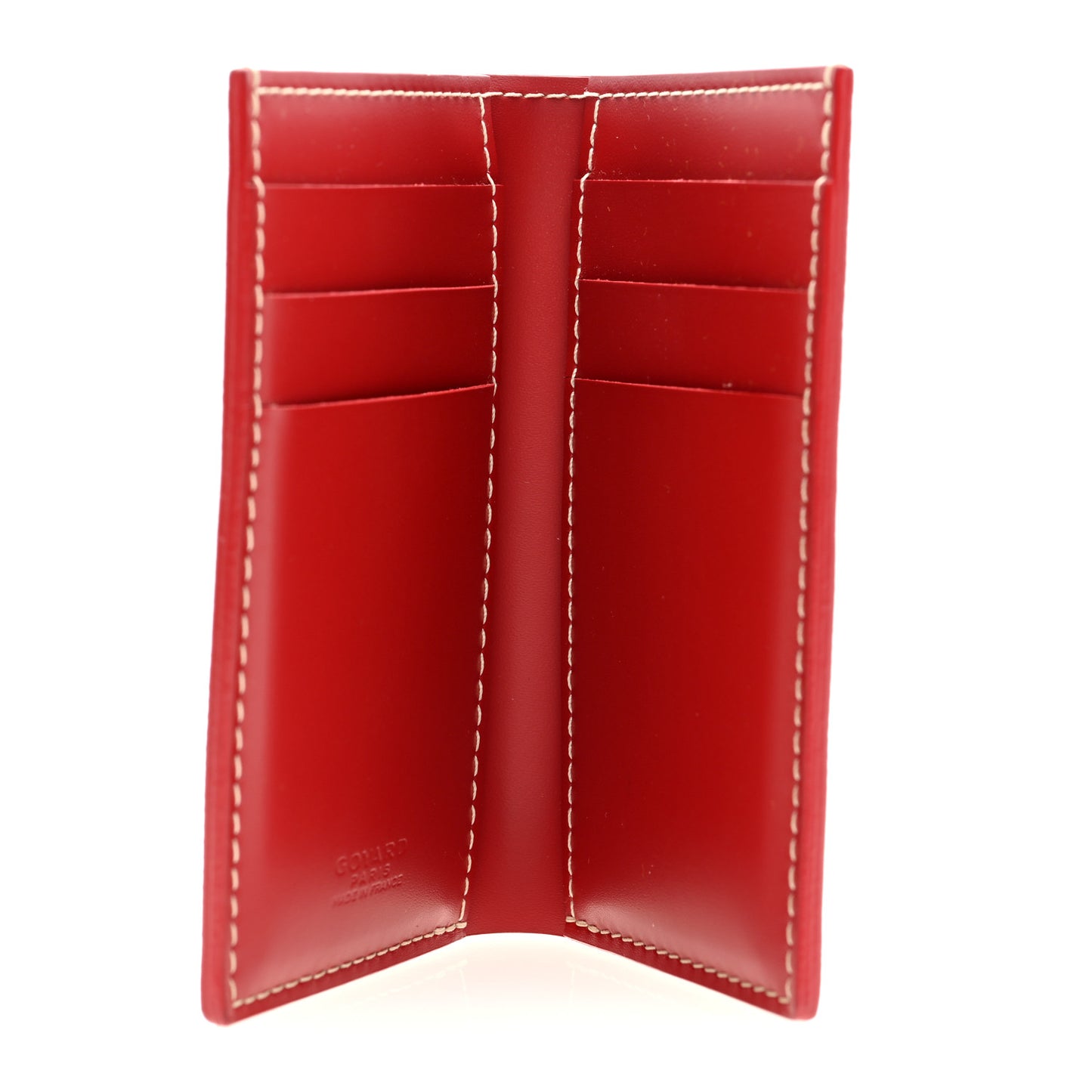 Goyardine Saint Pierre Card Holder Red