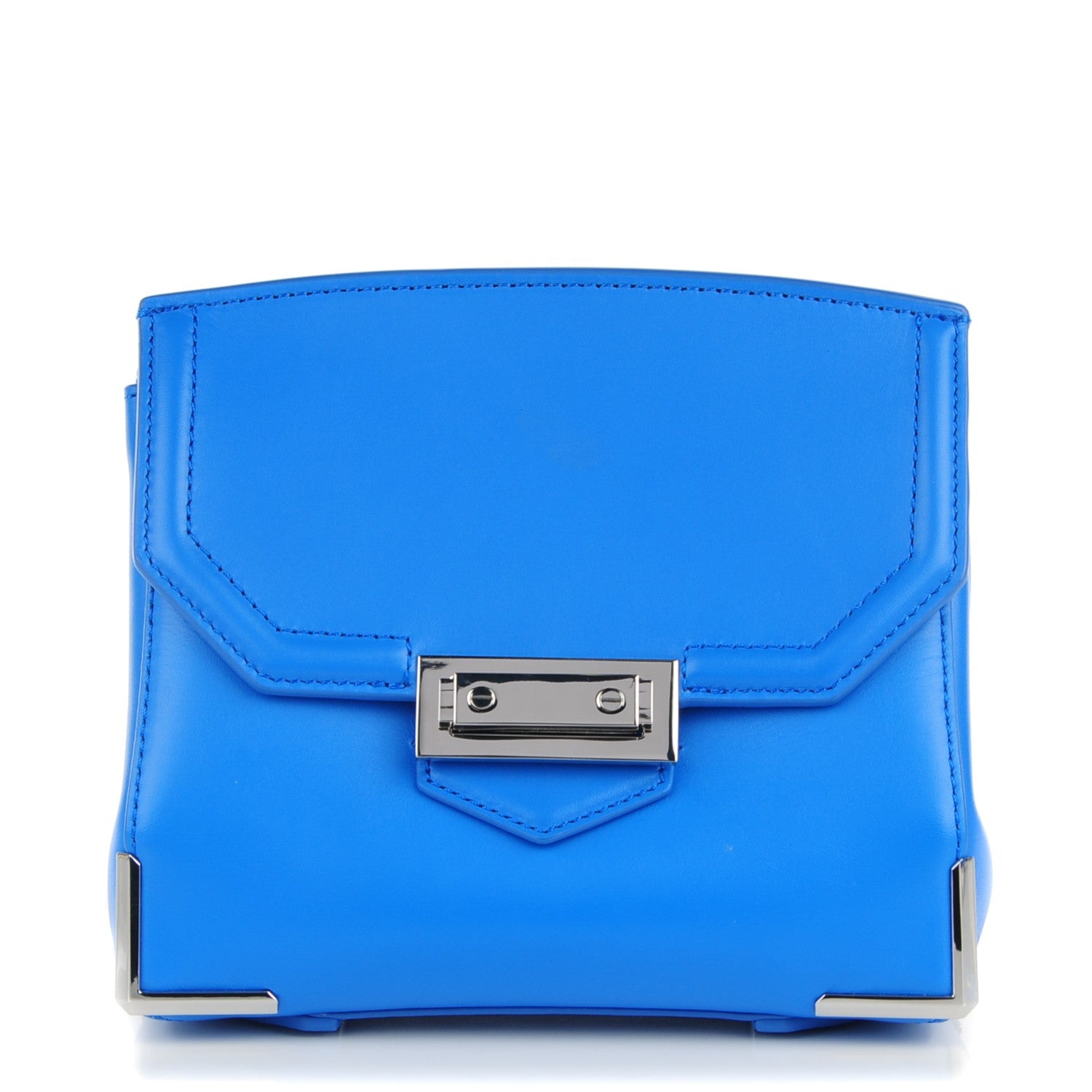 Alexander Wang Calfskin Small Marion Air Force Blue Black Nickel Hardware 1 of 8