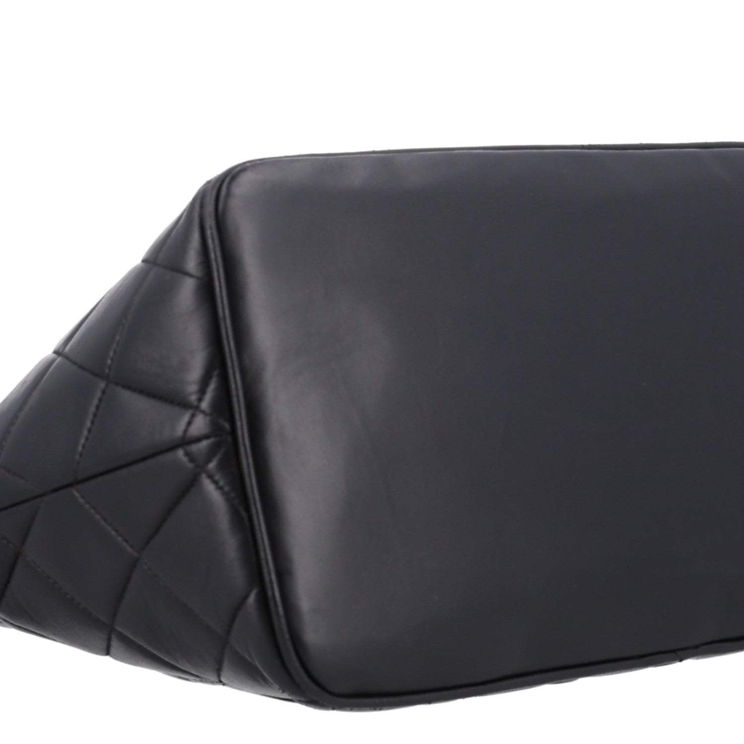 Chanel Lambskin Quilted Medallion Tote Black 9 of 10
