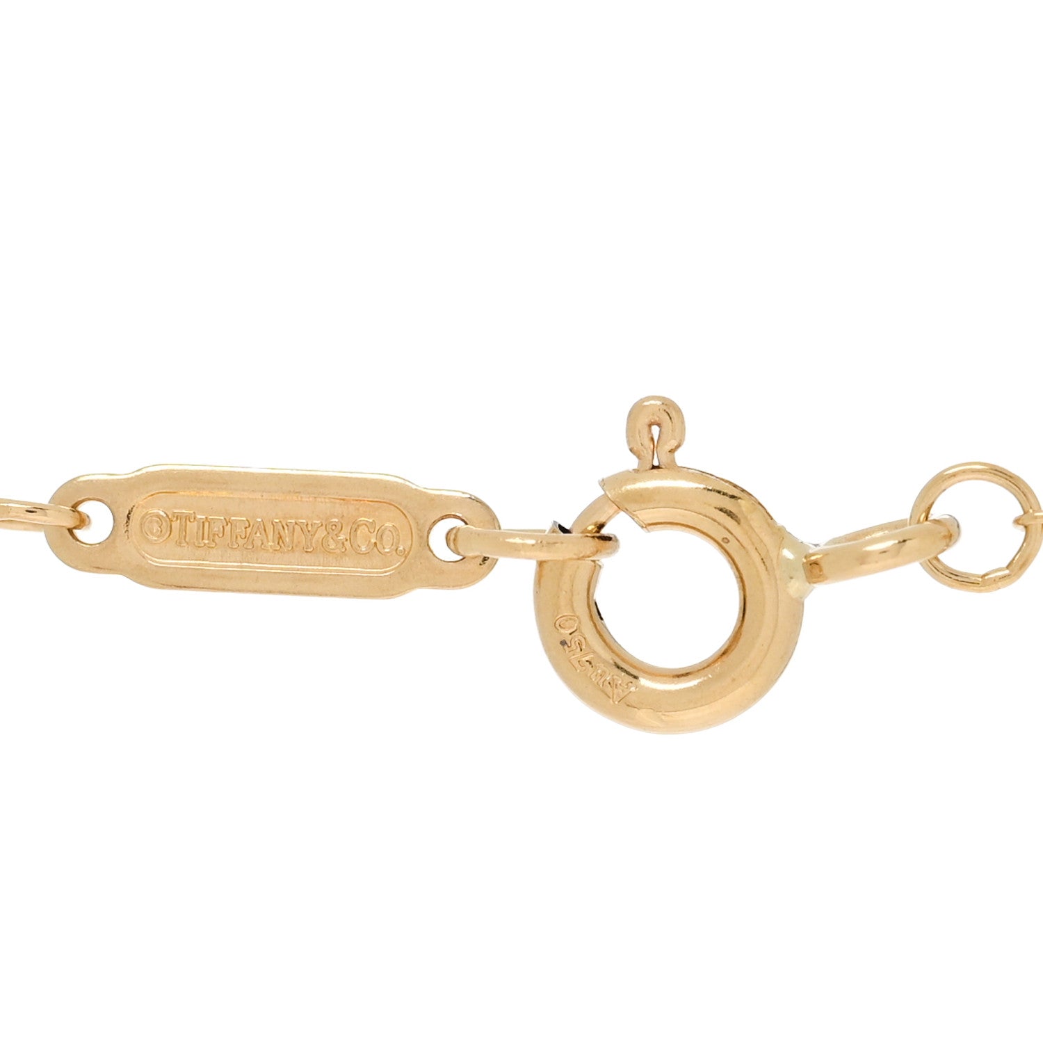 Tiffany 18K Yellow Gold Return to Tiffany Heart Tag Pendant
