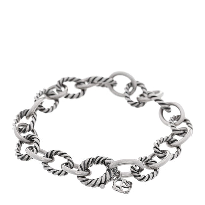 David Yurman Sterling Silver 5.5mm DY Madison Link Chain Bracelet 2 of 4