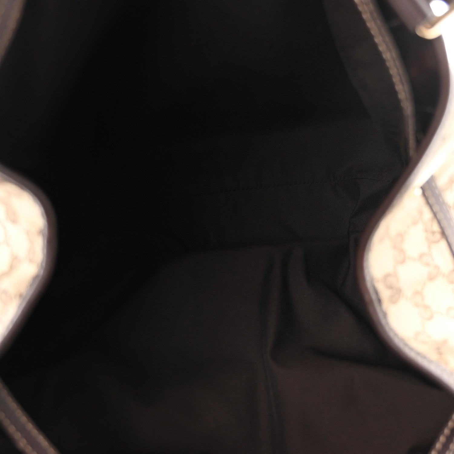 Gucci Monogram Peggy Braided Tote Dark Brown 5 of 10