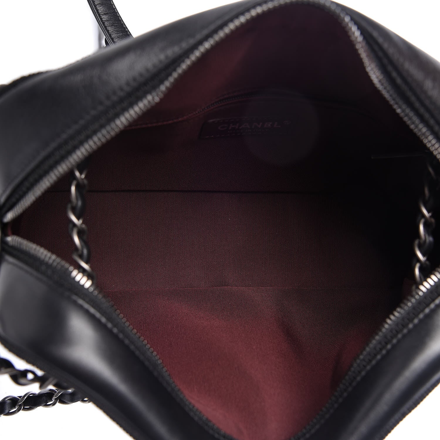 Chanel Calfskin Quilted Small Ballerine Camera Case Black 5 of 12