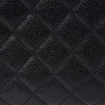 Chanel Caviar Quilted Grand Shopping Tote GST Black 12 of 16