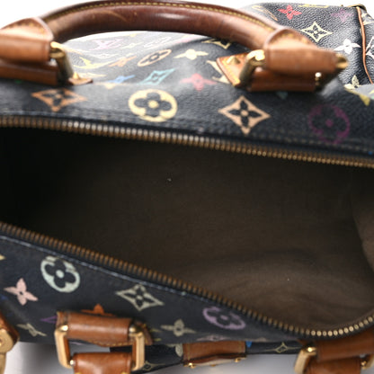 Louis Vuitton Monogram Multicolor Speedy 30 Black 5 of 17