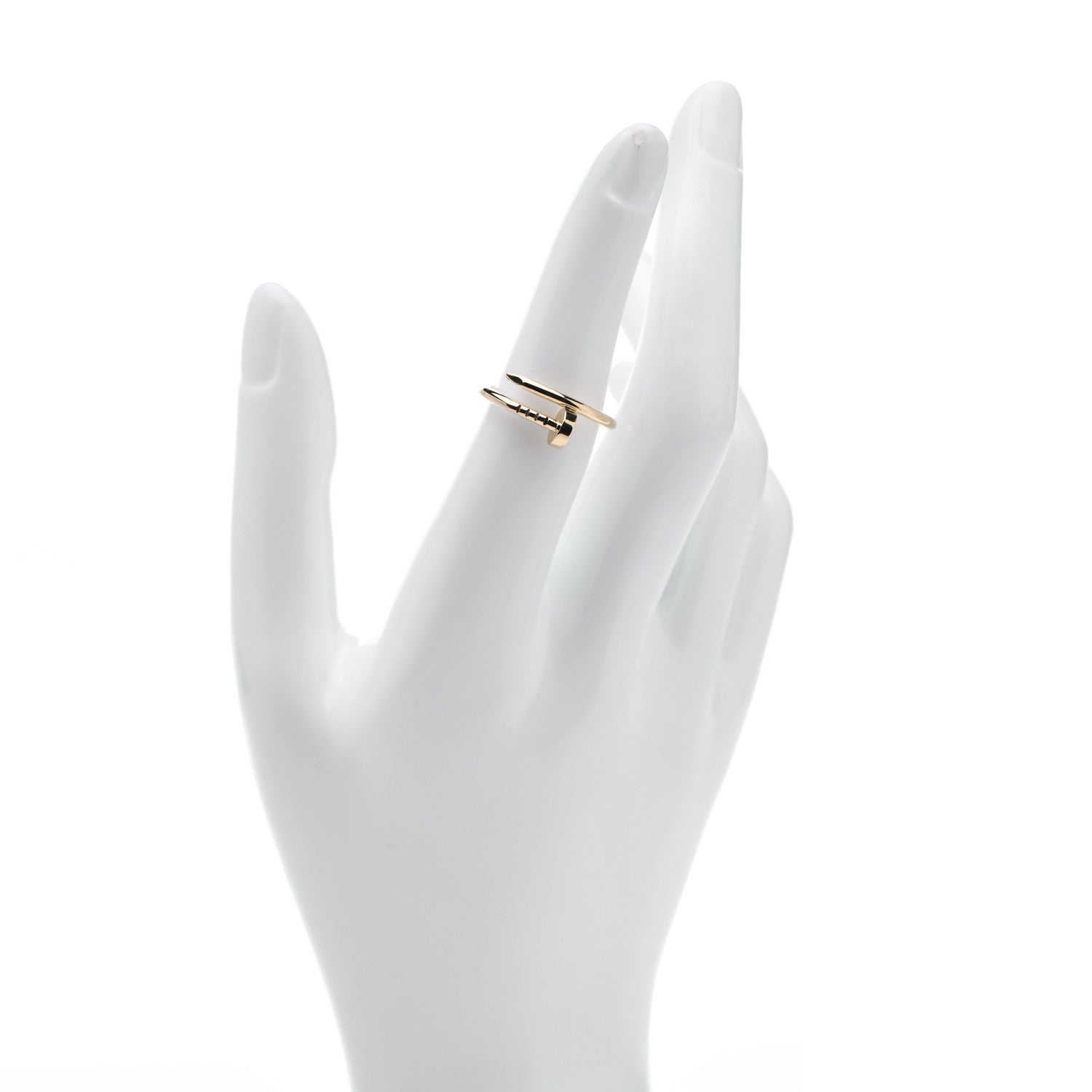 Cartier 18K Yellow Gold Small Juste Un Clou Ring 53 6.25 2 of 6