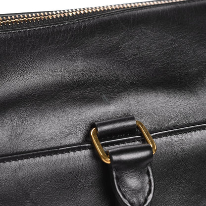 Saint Laurent Calfskin Classic Duffle 6 Black 10 of 16
