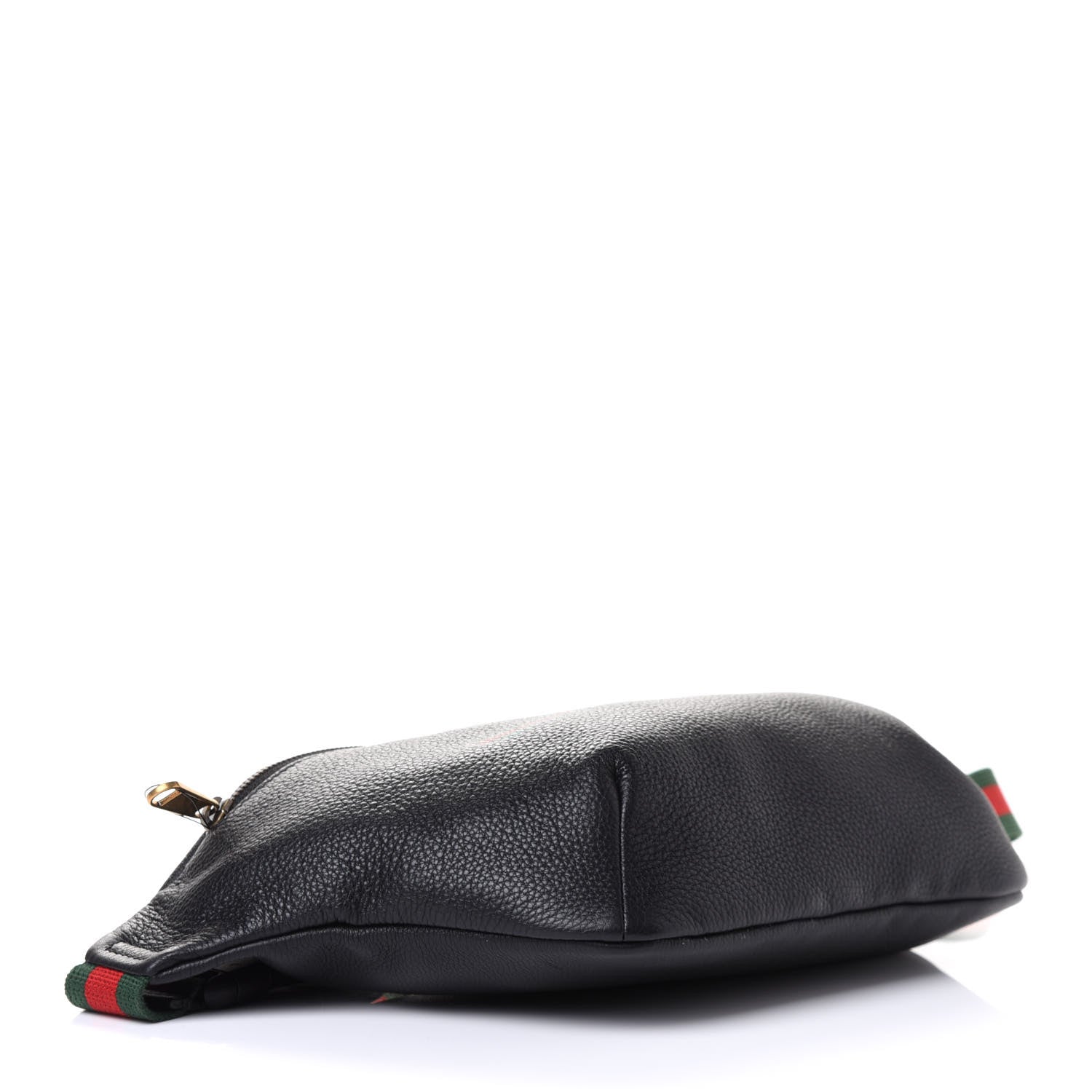 Gucci Grained Calfskin Logo Belt Bag Black 3 of 4