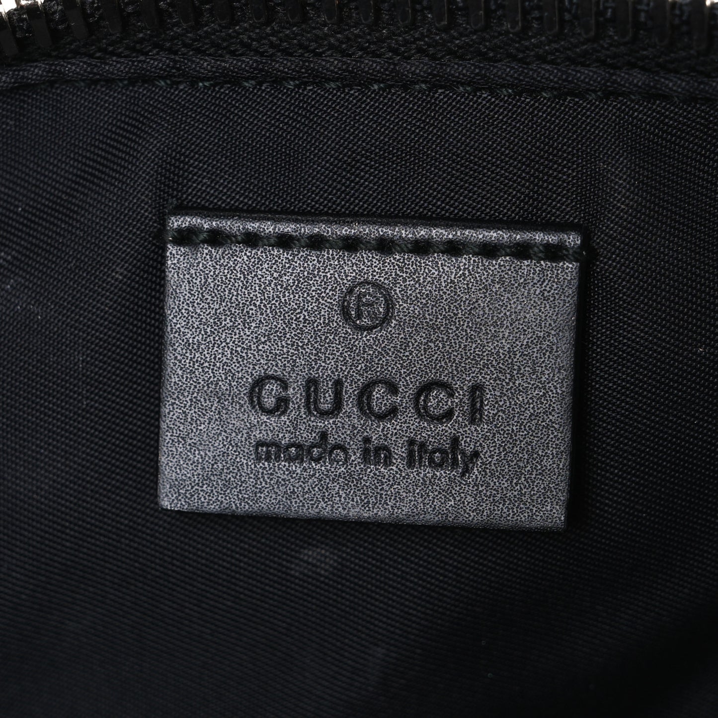 GG Supreme Monogram Web Toiletry Case Black Grey