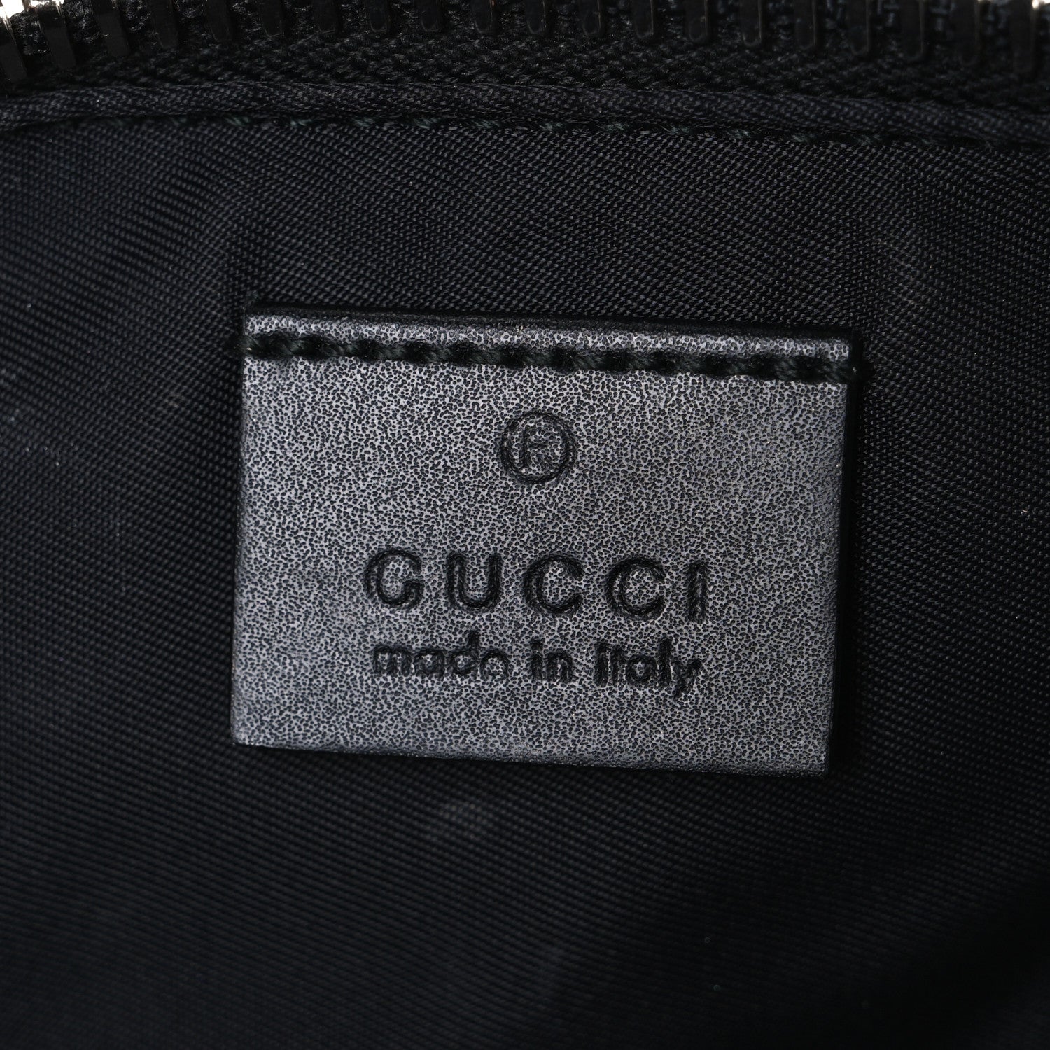 Gucci GG Supreme Monogram Web Toiletry Case Black Grey 6 of 9
