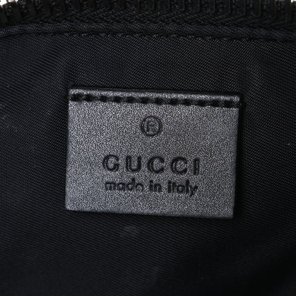 Gucci GG Supreme Monogram Web Toiletry Case Black Grey 6 of 9