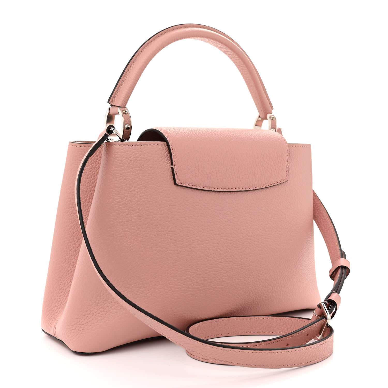 Louis Vuitton Taurillon Capucines PM Magnolia 3 of 10