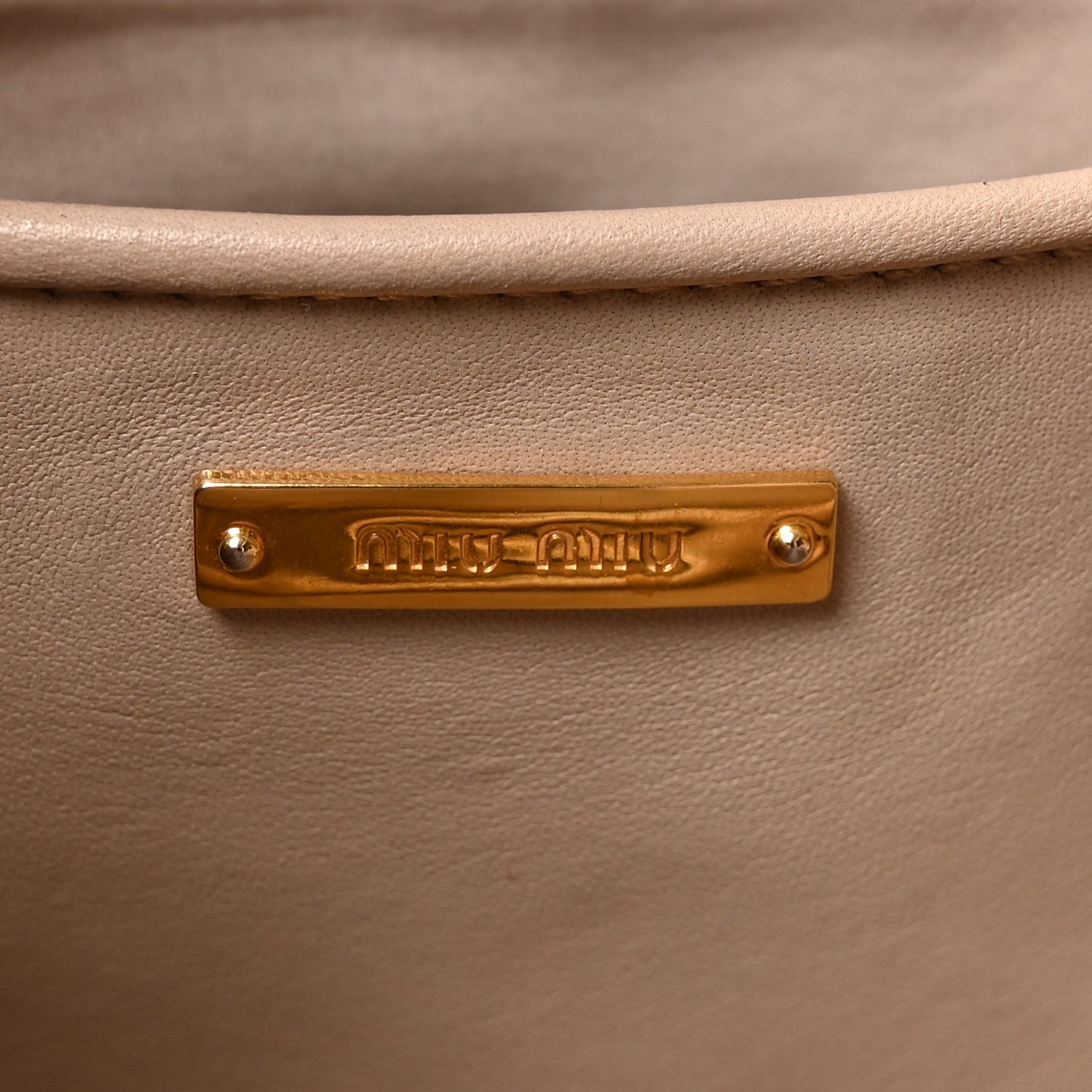 Miu Miu Nappa Matelasse Tote Corda 6 of 9