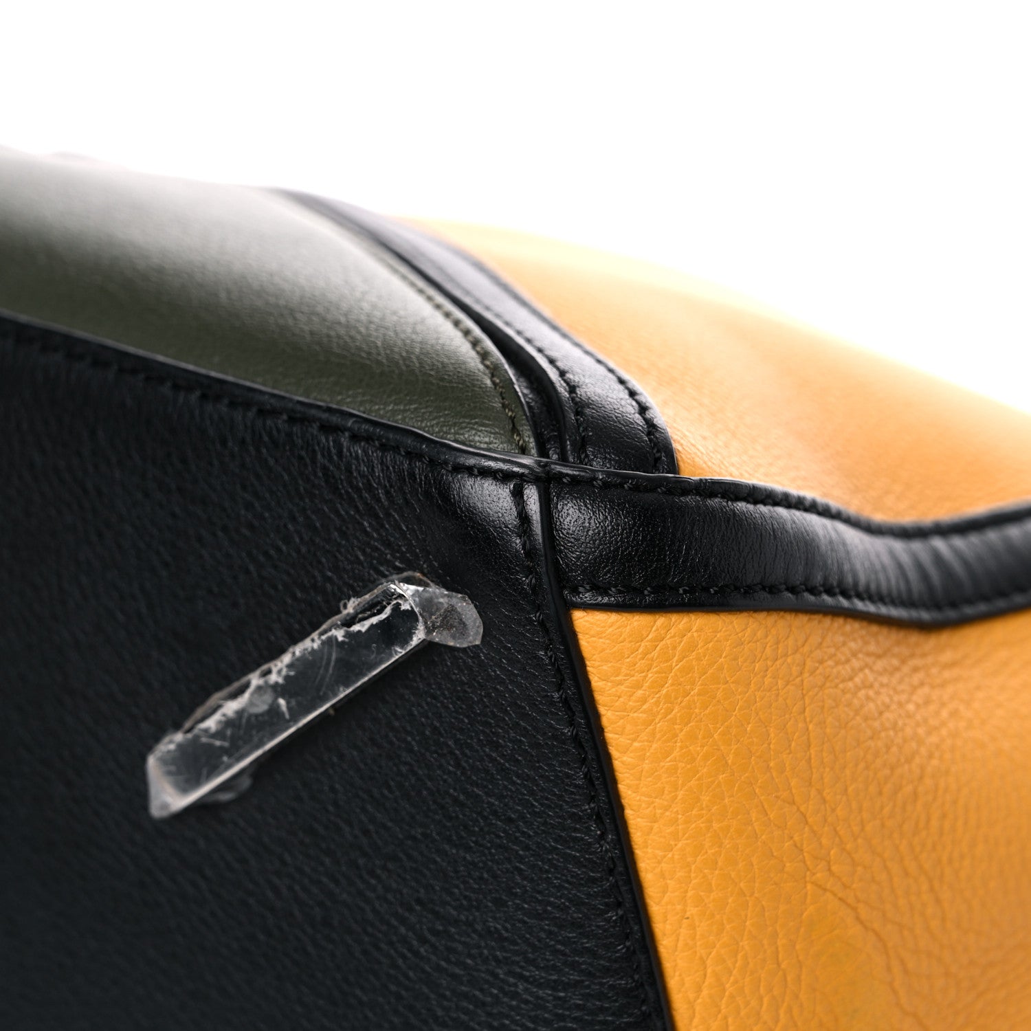 Loewe Calfskin Small Puzzle Bag Khaki Yellow 10 of 12