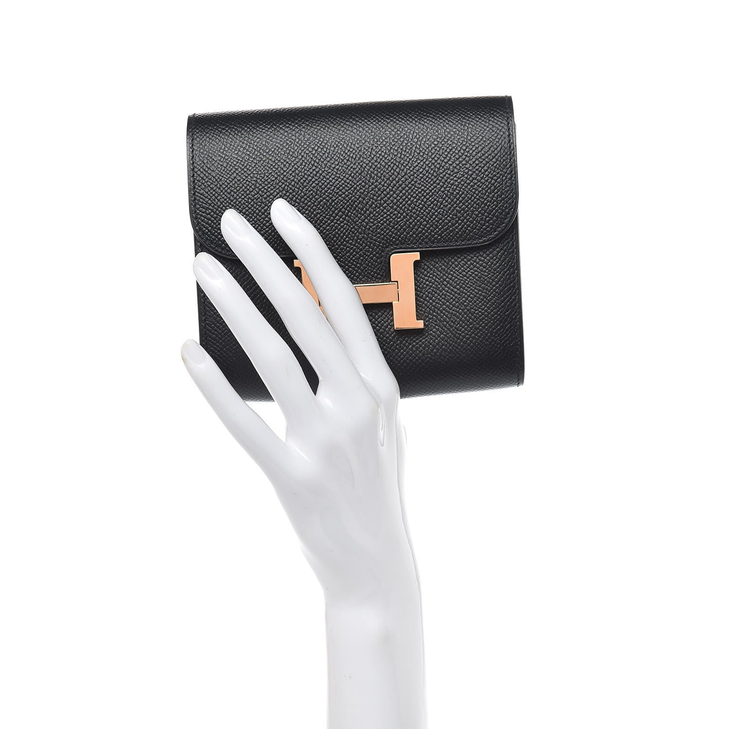 Hermes Epsom Constance Short Wallet Black 2 of 7