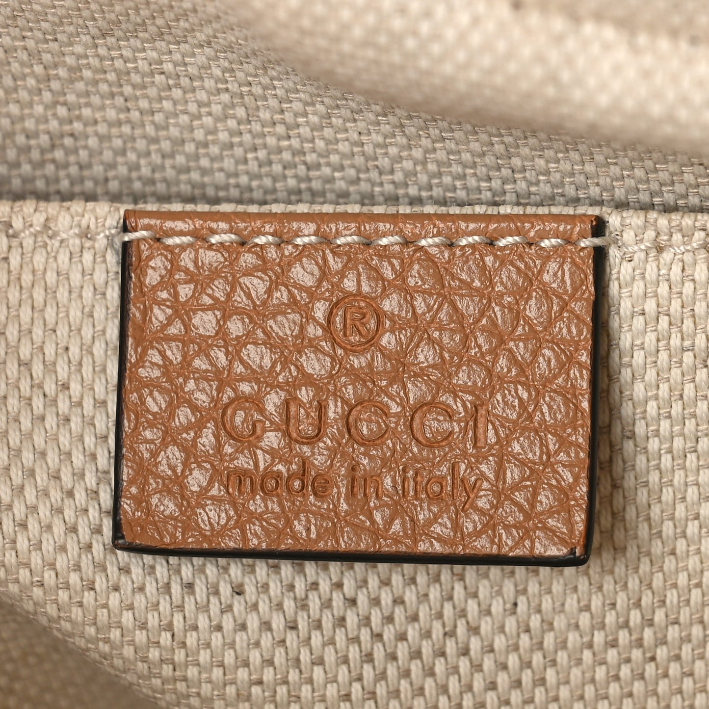 Pebbled Calfskin Small Soho Disco Bag Camelia